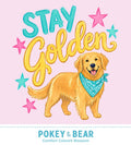 Stay Golden Blue Bandana Png