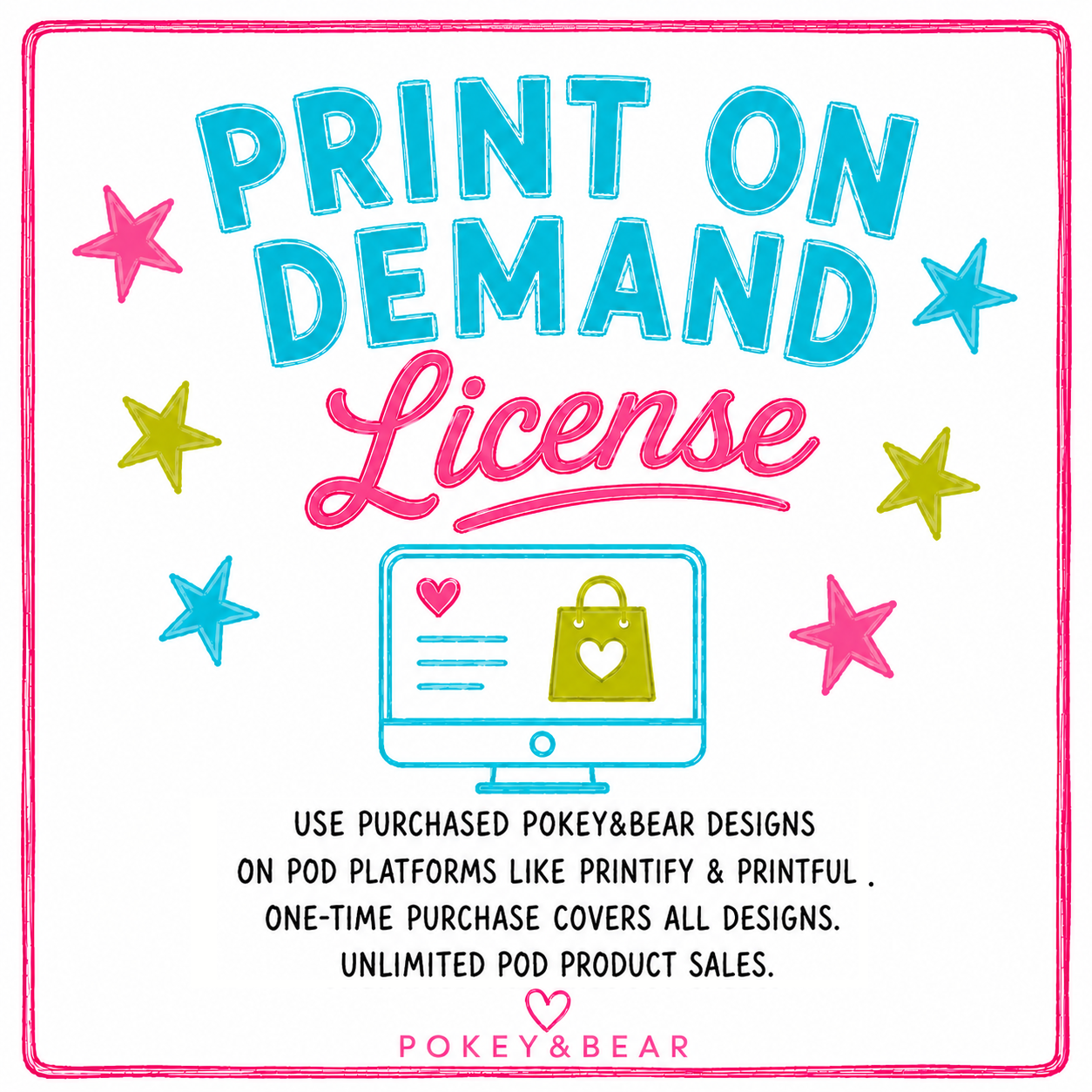 Print On Demand Commercial License